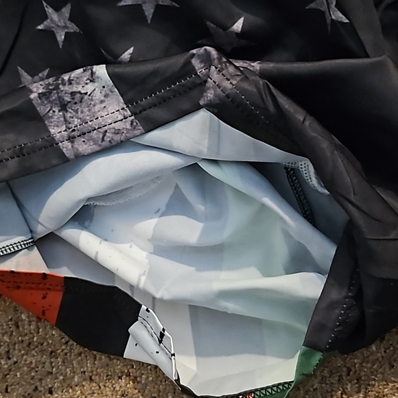 NEW! MEXICAN/AMERICAN FLAG Board Shorts w/ Pockets!! - Picture 7 of 9